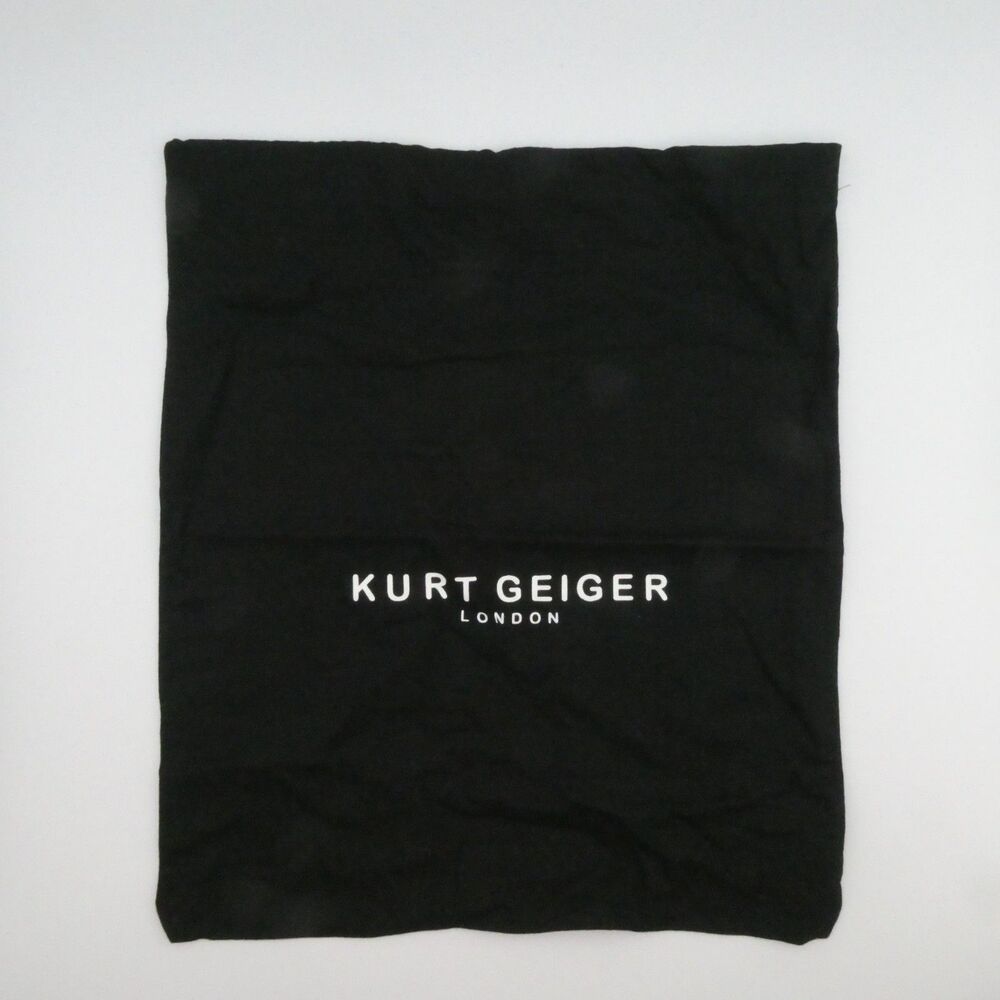 Kurt Geiger London Dust Bag 14x16 Black Drawstring Storage Pouch